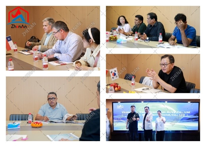 Long-Term Partners Discuss Alloy Material Optimization and Export Cooperation Long-Term Partners Discuss Alloy Material Optimization and Export Cooperation