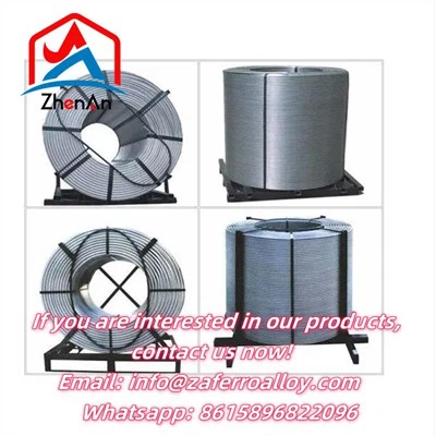 Polnjena žica iz čistega ogljika za proizvodnjo jekla